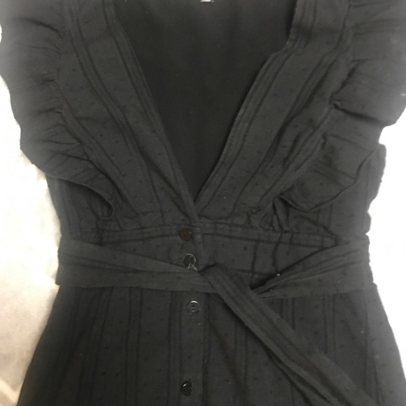 Lulu's Plunging V-Neck Ruffle Trim Dress size M - Picture 2 of 15